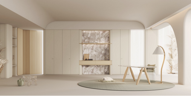 Paterson new product, Yunxi series, warmly debuts, interpreting the beauty of paintless high-end cabinet wall doors